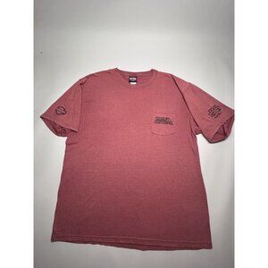 Harley Davidson Space Coast Palm Bay FL,  Men's  XL, Red T-Shirt w/ Pocket